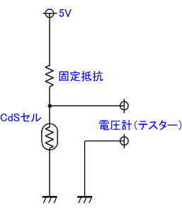 CdSセルの回路例