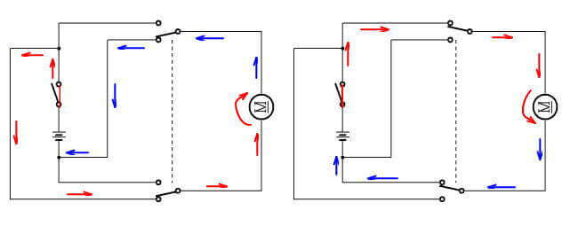 1電源の反転回路例