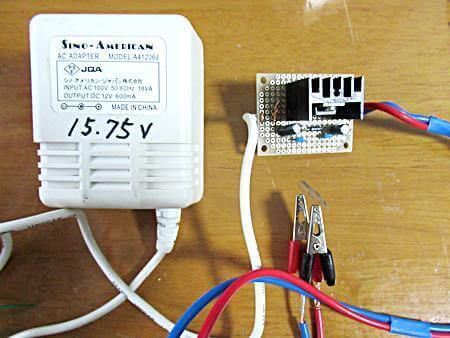 自作した安定化電源
