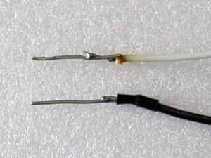 コードの先端を加工して使います