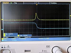 発信の様子の波形（2）