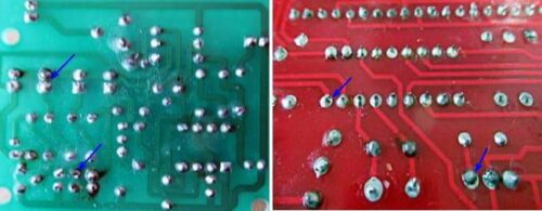 意外と気づかないはんだ付けの不良