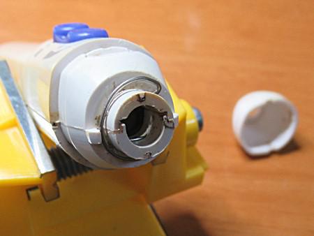 キャップを外したときのワイヤリング