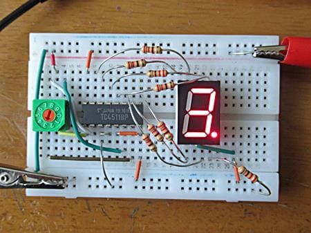 点灯させた様子