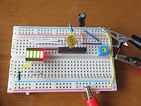 5バーLEDの組付け例