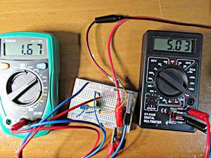 5V以上で電圧が出力される