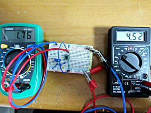5Vを超えると電圧が出力