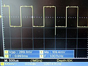 増幅前の入力波形