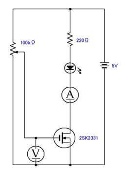 LED点灯回路の例