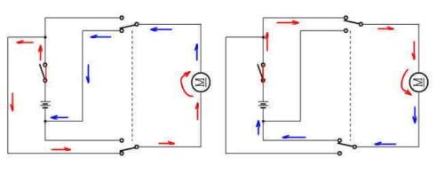 1電源の反転回路例