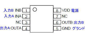 NJU7386RB1の端子図