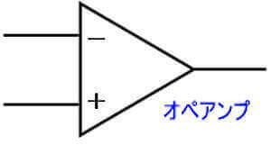 オペアンプの図示記号