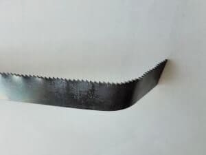 軟化焼なまし後は簡単に曲がります