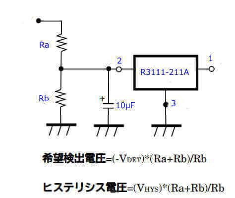 希望電圧の設定方法