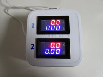 始動点灯させた様子