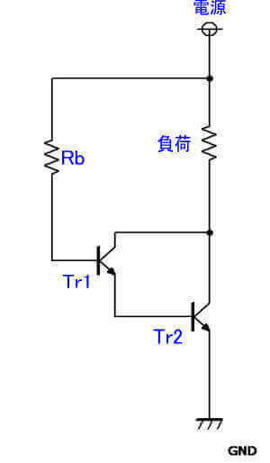 ダーリントンエミッタ接地回路例